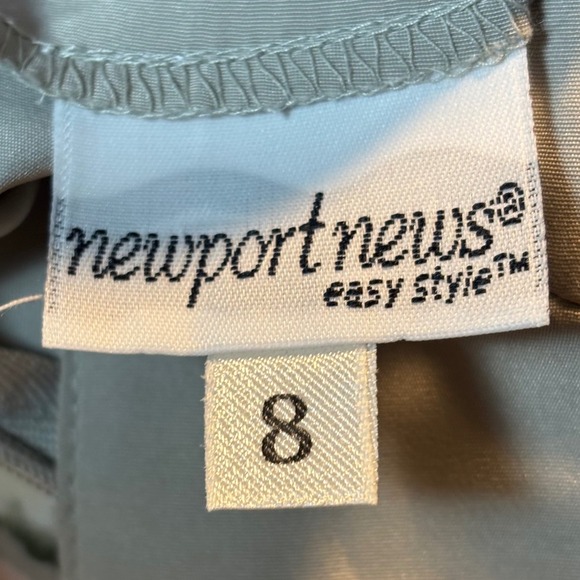 90's Vintage Newport News Floral Maxi Dress Square Neck Sleeveless Women Size 8 - Picture 4 of 4